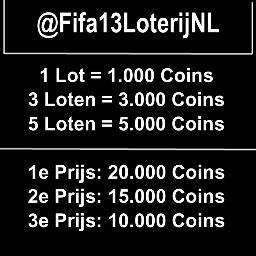 We houden eerlijke loterijen, winnaars krijgen gelijk hun coins! We houden soms ook kleine verlotingen. Volgende loterij: Zaterdag 18-05-2013 #FifaLoterij