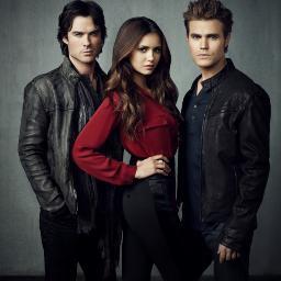 Twitter da página Crazy For TVD, equipe @itsvampiresTVD @NinaDobrevOn @IanMyReasonn @TheVampireDNews @OutubroMePossua
