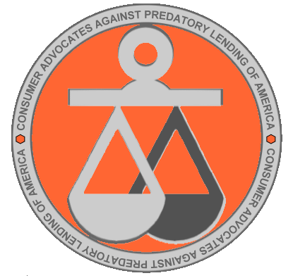 Consumer Advocates Against Predatory Lending of America- Membership Organization of Consumer Advocates. Advancing the Industry Through Education & Collaboration