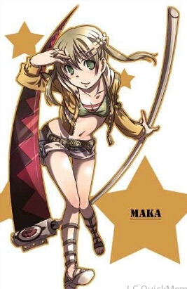 I'm Maka Albarn. The meister of Soul at the DMWA.Not really much to say other then I like to read and throw books.[Soul Eater RP/Complete OOC/Single]