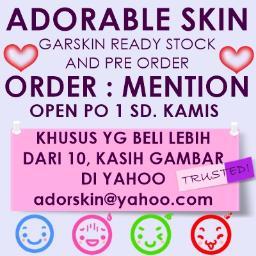 Garskin PO. Order? mention. Price? Mention.