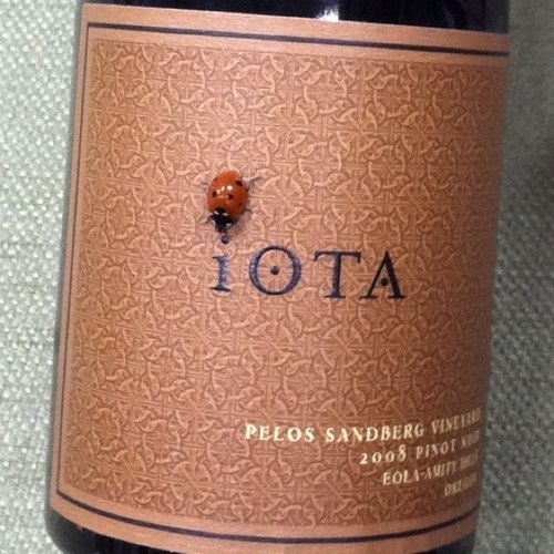 iOTA Cellars-Pelos Sandberg Vineyard is a boutique pinot noir & chardonnay producer nestled in the Eola-Amity Hills AVA of Oregon.