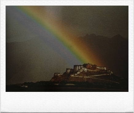 brightwisdom1's profile picture. 티베트 라싸에 있는 달라이라마존자님의 포탈라궁에 뜬 무지개 1981년