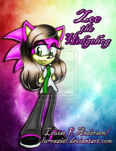 Hello names zoe hedgehog I'm 14 years old