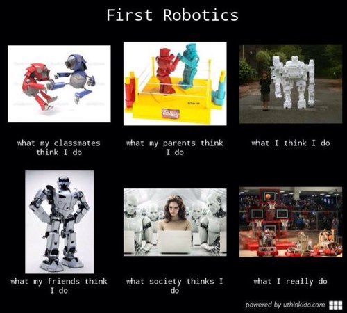 Hey yall, im your not so average robot junkie. I compete in 4 robotics leagues. tweeting about adventures, problems, and advice of a robot kid!