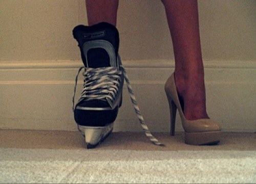 Proud to be a Cleat Chasing Puck Bunny... Best mix out there