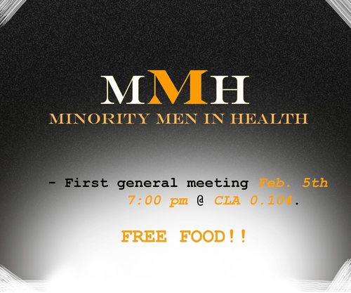 Minority Men in Health is an organization at UT dedicated to supporting  minorities as they goes through college, by providing a support system.