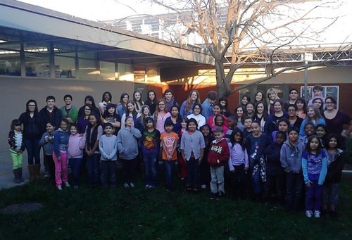 ECHS students volunteer at Whitney Elementary as mentors and big buddies