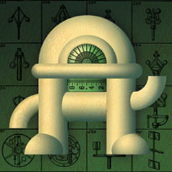 We're drawing robots for every letter of the alphabet, every Monday, beginning with A on 4 February 2013!