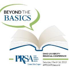 Ohio University's Scripps PRSSA Regional Conference | COPRSA PaRtners Conference | March 16th, 2013 | Tweets by @_NicoleESpears | #PRSSARCBeyond