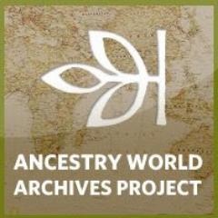 Ancestry World Archives Project is a collaborative effort that allows people around the world help to preserve history that might otherwise be lost.