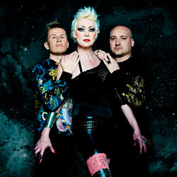 Galacteve. Eve Gallagher's latest project started up together with Uli Heinzler and husband Yves Poli, is a mixture of house, electronica and rock.