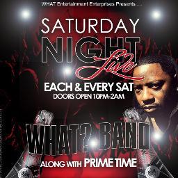 WHATBand Will Make Em Dance! Believe That!!
 Fri -Legends nightclub Sat.-Icon