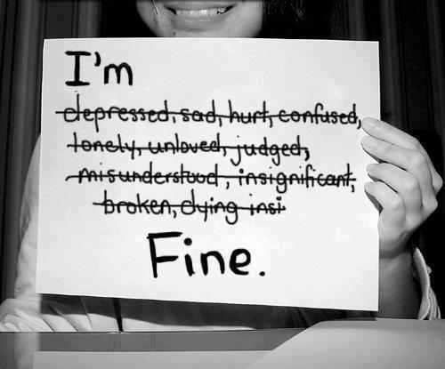 I'm trying to survive but I'm slowly giving up. Soon I'll be gone.