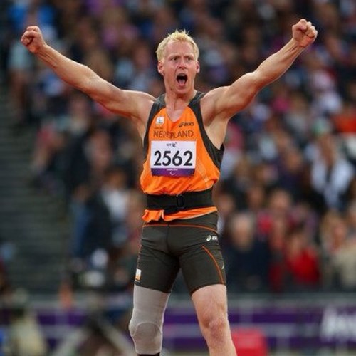 Former javelin thrower, now a longjumper, flag bearer 2012 Paralympics, Bronze medallist 2012 Paralympics. Adidas athlete