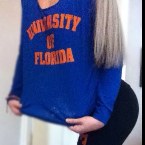 Just the life of a #BadAssBlonde living a #CollegeTownLife #FloridaNative #GatorGirl #SwampLife #GoGators I bleed #OrangeAndBlue