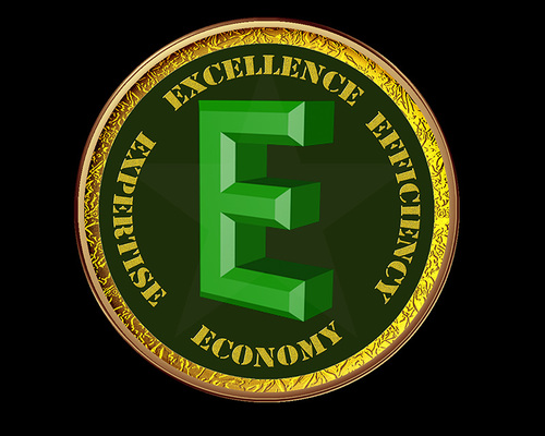 Our E stands for 'Excellence', Efficiency, Economy, and Expertise!