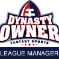 Official League Manager Account For Dynasty Owner fantasy football. Follow @DynastyOwner for player and salary updates.