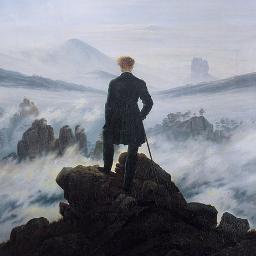 A wanderer above the sea of fog