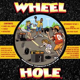 The newest, trendy outdoor game that's as fun to play as corn hole! Instead of tossing, you roll wheels into a target. A party in a box! Great for Tailgaters!!
