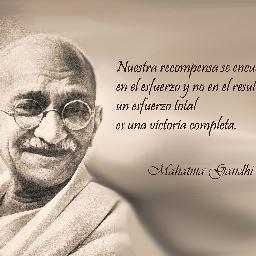 “Perder la paciencia es perder la batalla”, Mahatma Gandhi.