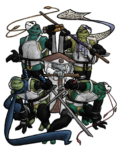 I am such a TMNT fan that I made myself and alter ego, Denanallo(Denny) Hamato!!!!