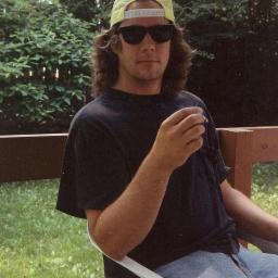 PenAvenger's profile picture. Tweets unaligned with any philosophy or enterprise. Mugshot shows the suspect wasting his youth some 20 years ago.