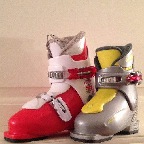 A mum fast realising that my children can ski better, quicker and more stylishly than me!