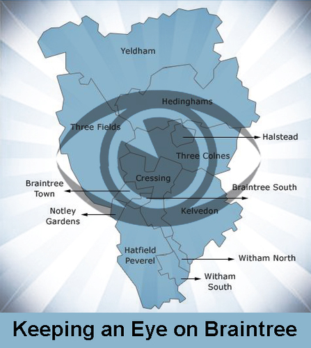 Community Crime Prevention.
Helping to protect your family, property and your community throughout Essex.
Keeping an eye on crime in the Braintree District.