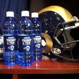Thirst & Ten, distributed by AquaSky, LLC is the Official Bottled Water of the St. Louis Rams. Read News Release Here; http://t.co/CQFPB0KV