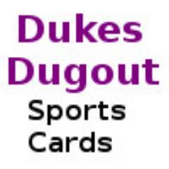 DukesDugout's profile picture. Welcome to Dukes Dugout Sports Cards and Memorabilia. We are a new online sports card shop focusing on single cards. We plan to grow rapidly so check back soon.