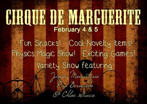 Let's go to Cirque Cirque Cirque De Marguerite!