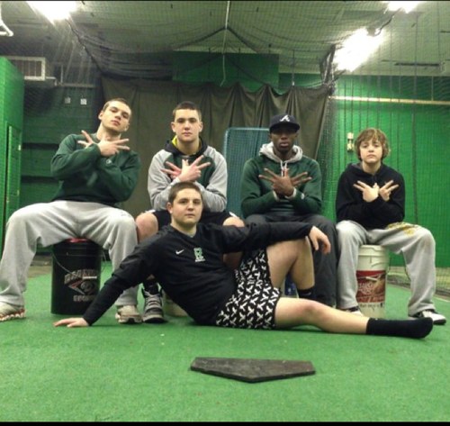 We play baseball, slay women, hit trick shots, and tweet on the side. #buckleup @RoldyChapman @JCornett19 @BBarhorst15 @PeytonFannin8 @tannerhopson