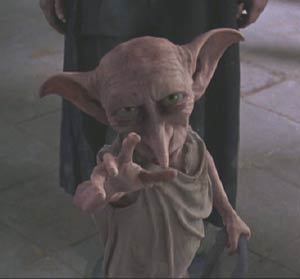 Dobby is FREE....and has a particular love for socks. Forever loyal to Harry Potter!