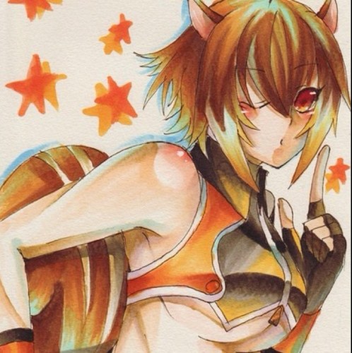 Makoto Nanaya here! The mighty underboob, the crusher of planets! I'll do whatever it takes to protect my friends! And crush those creeps…!