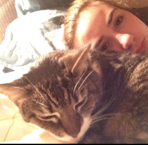 I'm Cleo and I LOVE CATS. Come see me in Election Day presented by BU Stage Troupe on March 21-23. Follow me and @BUElectionDay