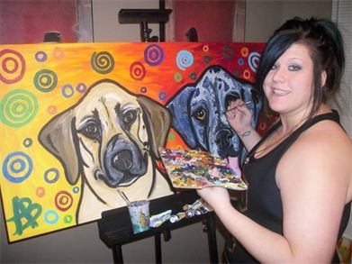 Pet Portrait Artist that loves using Funky & Creative Colors! - http://t.co/trmFRUROS2