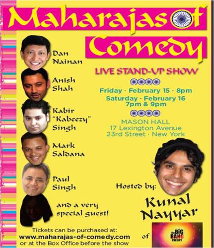 The Maharaja's of Comedy is a 'stand-up' comedy show, featuring some of the world's top comedians of South Asian origin. http://t.co/JN7XDGK8