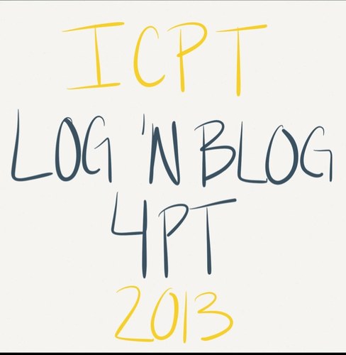 The Twitter account for @IthacaCollege's LogNBlog4PT, raising funds for the Foundation for Physical Therapy to support our belief in evidence based practice.