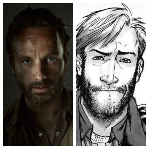The Walking Dead
Rick Grimes
TWD Comics 
TWD Show