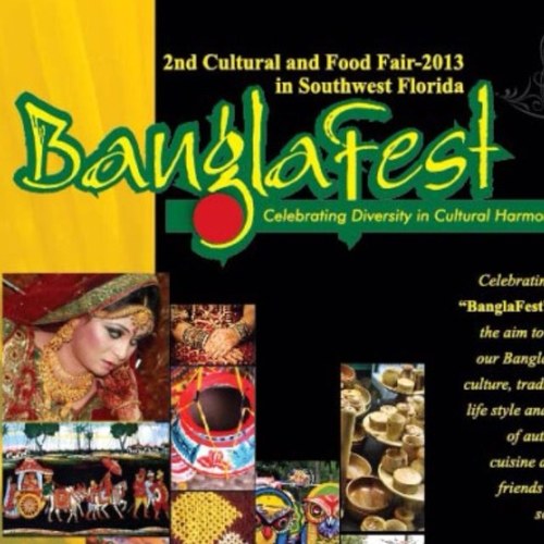 Bangladeshi-Americans in Southwest Florida, celebrating BanglaFest 2013 to share our culture and authentic cuisine, on March 16, 2013 at Alliance for the Arts