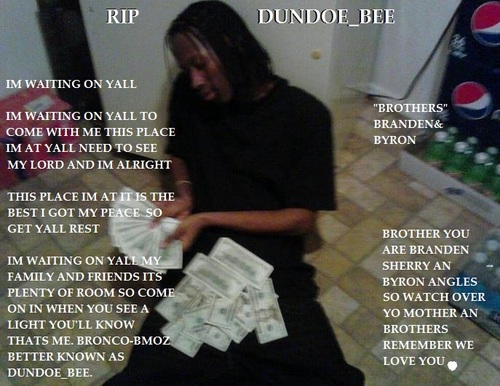 dont look to hard im 16 lightskin got tatts love money rip bronco thats my bro go see teamwestside love my fam money not a problem