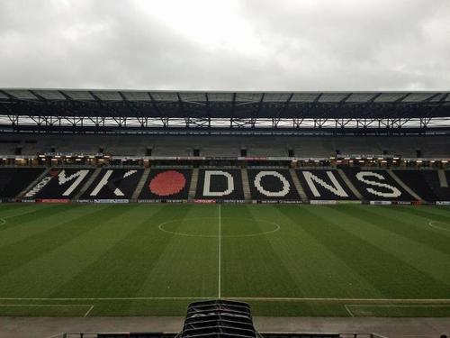 season ticket holder at MK Dons