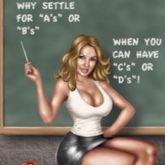 I m a teacher who gives you something to take home to think about besides homework ;)