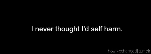 I just hate myself