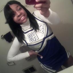 Pretty Ass CHEERLEADER .& A fuckin' BOSS . Follow My main mans @_blaasian