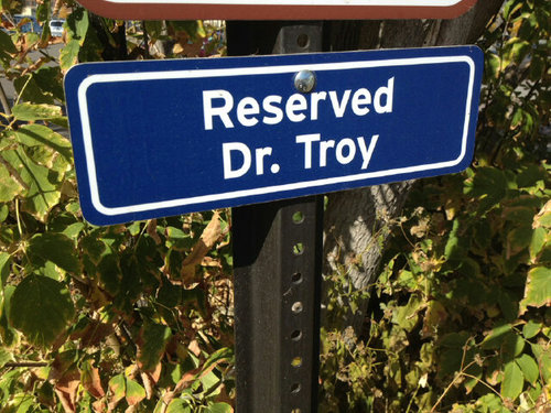 Dermatologist full-time, reserved part-time.