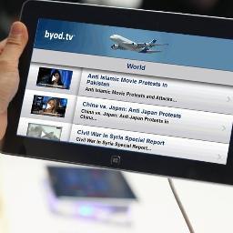 Byod.tv is a new low cost, turn-key platform that enables airlines to provide real-time and updated on-demand entertainment content to passengers' own device.