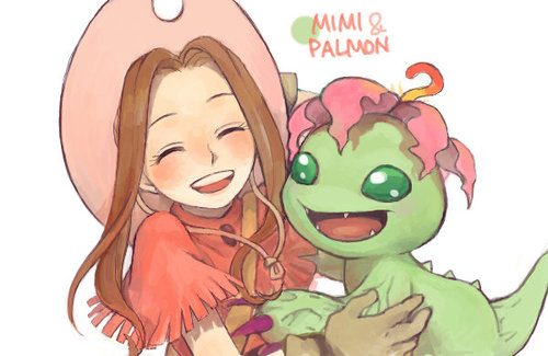 Sincerity crest holder.My partner is Palmon and queen of gecko's kingdom | #twin : @MA_MimiDigimon