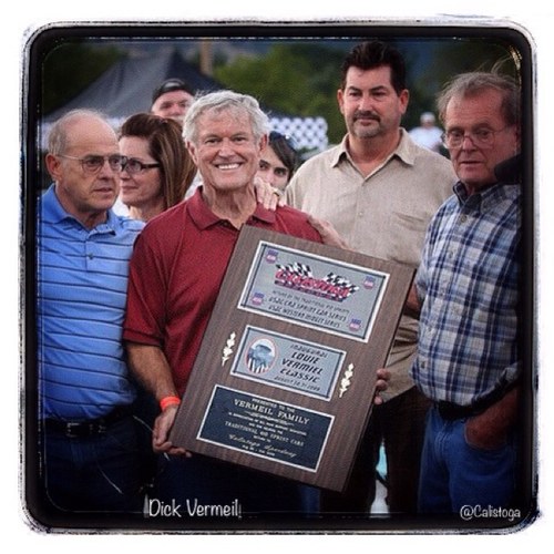 If you don't invest very much, then defeat doesn't hurt very much & winning is not very exciting. #DickVermeil #Calistoga Speedway Home of @LouieVermeil Classic